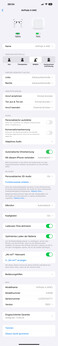 Ayarlar doğrudan iPhone'un Bluetooth menüsünde bulunabilir.