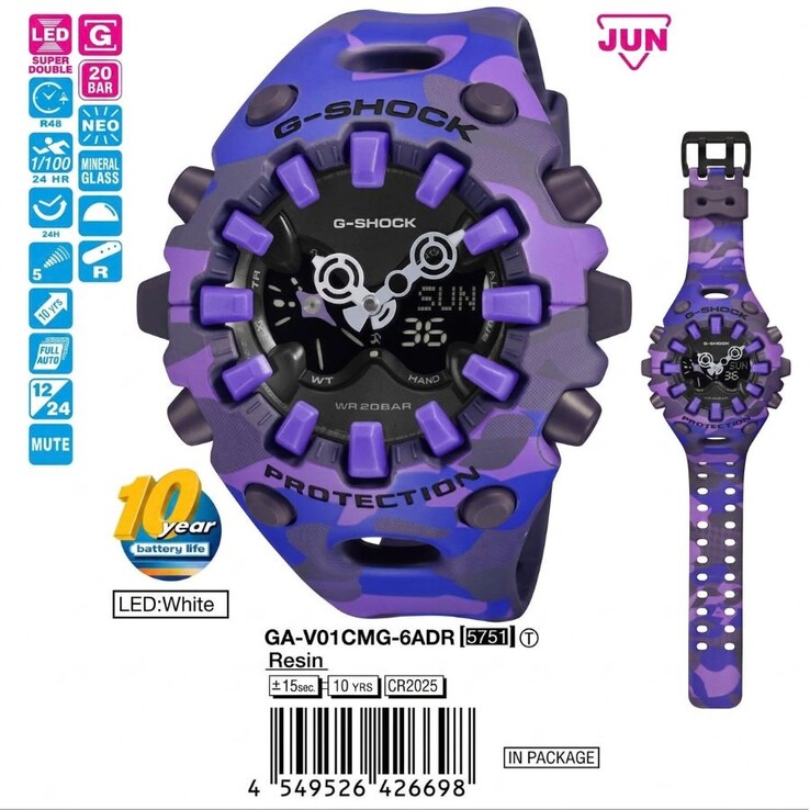 Casio G-Shock GA-V01CMG-6A saat