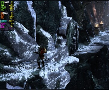 shadPS4 üzerinde RTX 5060 ile çalıştırılan God of War III Remastered’ın oyun içi ekran görüntüsü