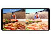 Sony'nin yeni Yapay Zeka Kamera Asistanı'nın görüntü işleme özelliği ile ve bu özellik olmadan çekilen fotoğraflar.