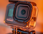 Bir GoPro kameranın yakın çekimi.