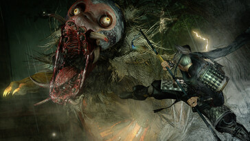 Nioh'ta bir canavarı gösteren bir görüntü: Complete Edition.