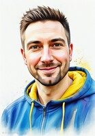 Portrait Studio AI ile "Suluboya" modunda oluşturulan görüntü.