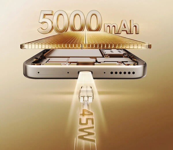 TCl P80, 45 W şarj desteğine sahip, daha küçük bir 5.000 mAh pil kapasitesine sahiptir.