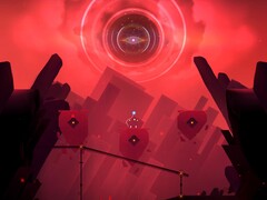 Worldless'taki bir platform sekansını gösteren bir görüntü.