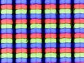 Sub-pixel array: Distortion caused by matte coating