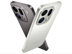 Oppo Find X9 Pro iki renk seçeneğiyle.