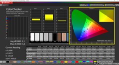 CalMAN ColorChecker kalibre edildi