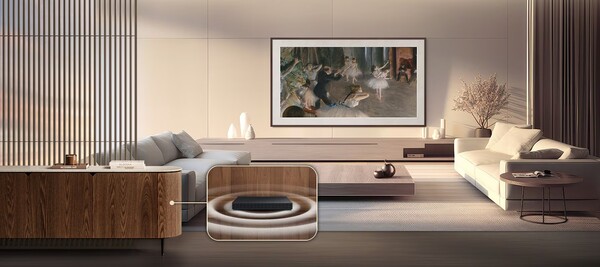 Frame Pro'nun Kablosuz Tek Bağlantı Kutusu, dağınıklıktan uzak bir kurulum sağlar.