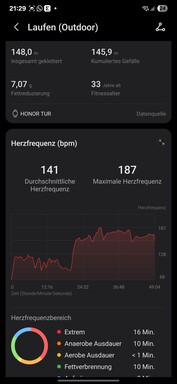 Honor Sağlık: Egzersiz kaydı