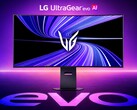 LG 45GX950B-B, 45" 5K2K MLA OLED ekrana sahiptir.