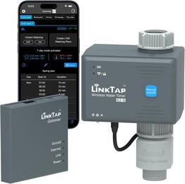 LinkTap G2S, yerel entegrasyon ve algoritma kontrollü sulama için bir öncü olarak kabul edilir, ancak tam olarak ucuz değildir.