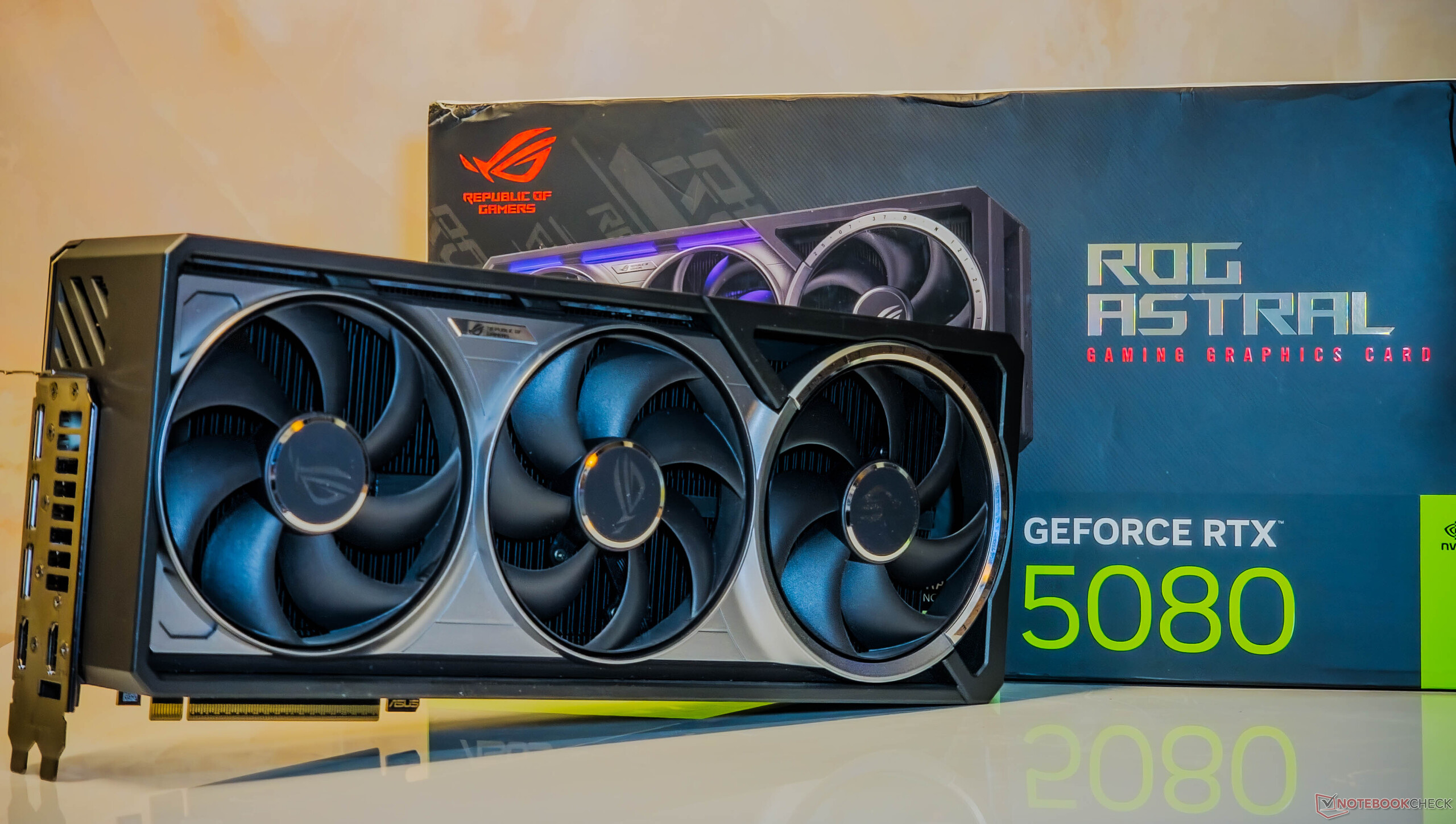 Asus ROG Astral GeForce RTX 5080 OC incelemede