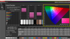 Kalibrasyondan sonra ColorChecker