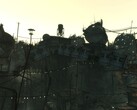Fallout 3'teki Megaton köprüsünün yeniden işlenmiş bir görüntüsü