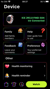Son sekme saat ayarlarını içerir