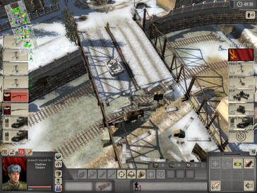 Görselde: Men of War: Assault Squad oyunundan bir oynanış ekran görüntüsü.