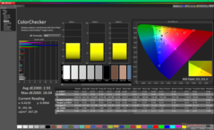 Kalibrasyondan sonra ColorChecker