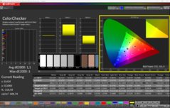 CalMAN ColorChecker ile kalibre edilmiştir