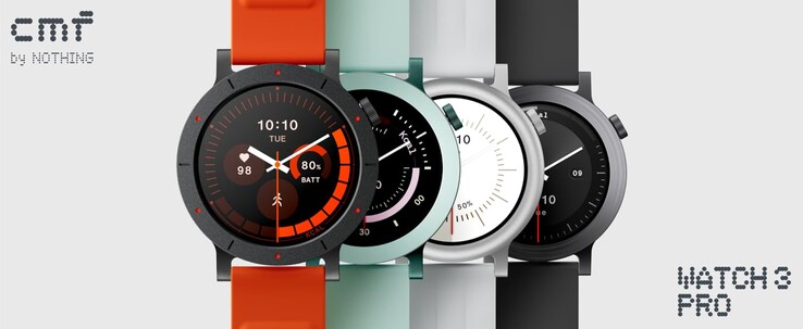CMF Watch 3 Pro'nun dört rengi mevcuttur.