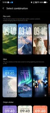 OriginOS 7'de Flip kartları ve Glint efekti