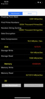 PassMark memory test