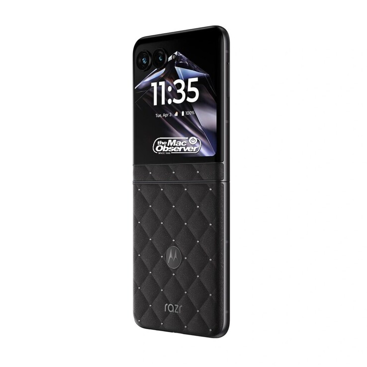 Motorola Razr 70 Swarovski sürümünün sızdırılan görseli.