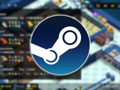 Megaquarium oyununu ve Steam logosunu gösteren bir görsel. (Resim kaynağı: Steam)