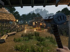 Sengoku Dynasty'de bir köyü gösteren bir görsel; oyun şu anda Steam'de %52 indirimde.