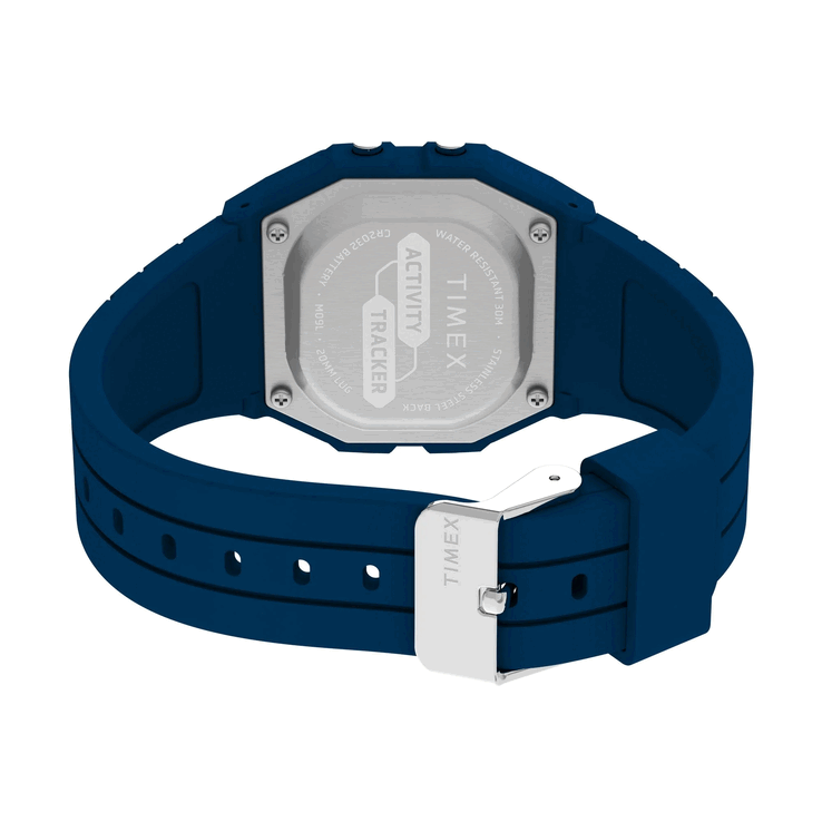 Timex TW5M55700JQ saat, silikon kayışla birlikte gönderilir.