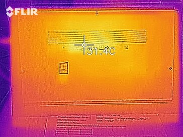 Heat development - Bottom (idle)