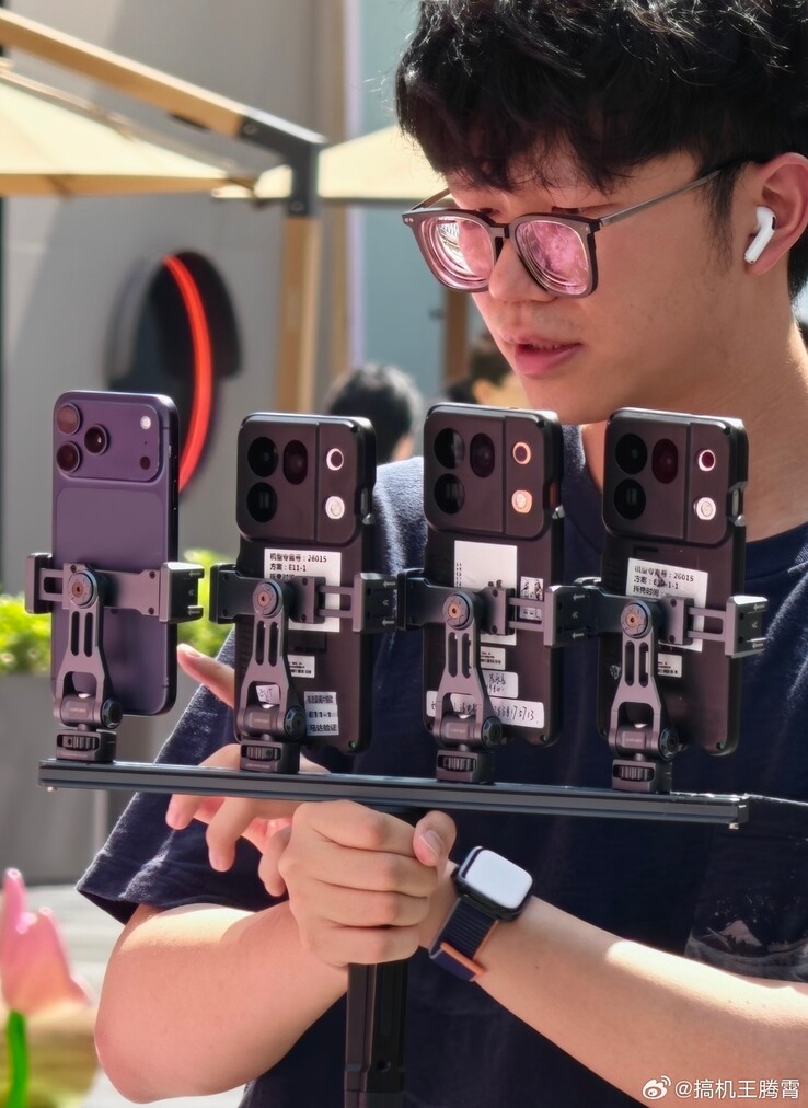 Oppo Find X10 serisine ait olduğu iddia edilen gizli çekimler.