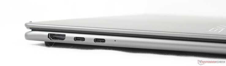 Sol: HDMI 2.1, 2x USB-C Thunderbolt 4 w/ DisplayPort + Güç Dağıtımı