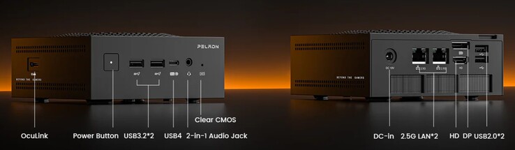 Peladn HO5'in harici arayüzleri (Kaynak: Peladn)