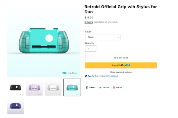 Stylus kalemli tutma kılıfı beş farklı renkte mevcuttur.