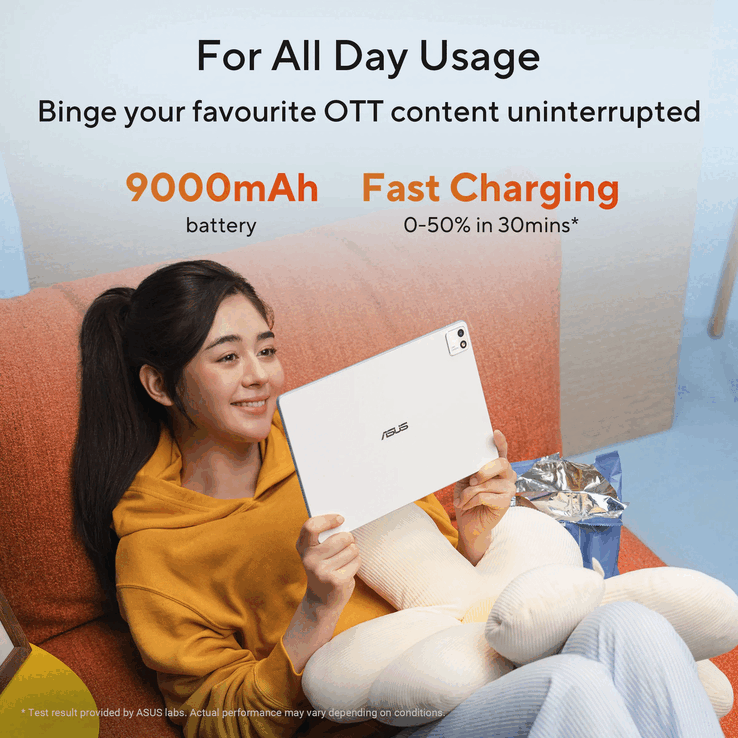 Pad T3201, 9.000 mAh'lik yeterli kapasiteli bir bataryaya sahiptir