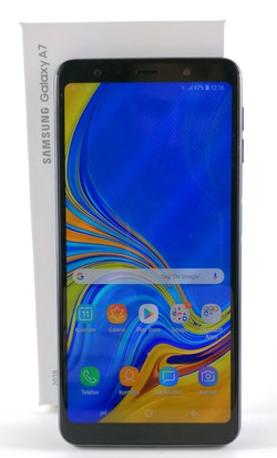 Review: Samsung Galaxy A7 (2018). Test unit provided by notebooksbilliger.com