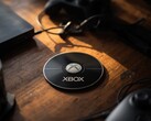 Masaüstünde gösterilen bir Xbox diski