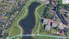 GNSS testi: Gölün çevresini dolaşma