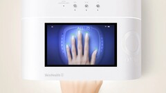 Dahili kamera ve ekran sayesinde elin konumlandırılması ve yeterli aydınlatma kontrol edilebilir.