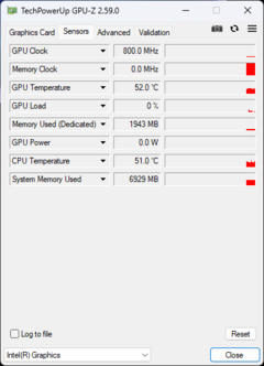 GPU-Z: Intel Arc 4 Çekirdekli iGPU