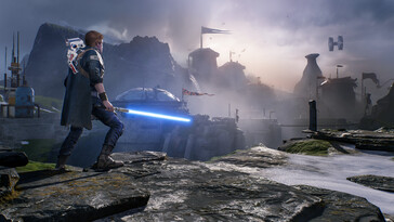 Star Wars Jedi'da bir manzarayı gösteren bir görüntü: Fallen Order. (Resim kaynağı: Steam)