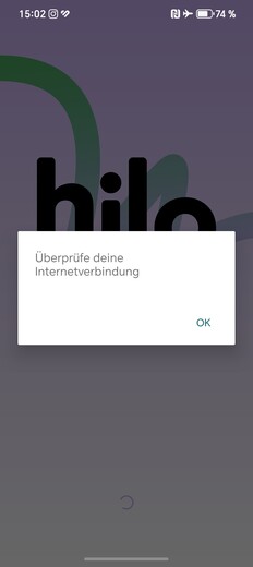 Uygulama internet bağlantısı olmadan başlamayacaktır.