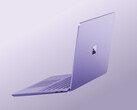 Violet renk seçeneğindeki yeni Surface Laptop 13 inç.