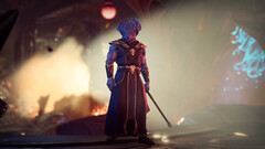 Baldur's Gate 3'te sinematik görünümde bir Dragonborn karakteri