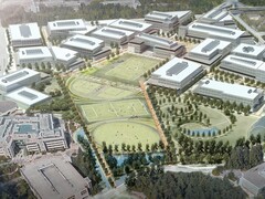 Redmond'daki Microsoft teknoloji merkezinin yeniden tasarlanan görüntüsü.