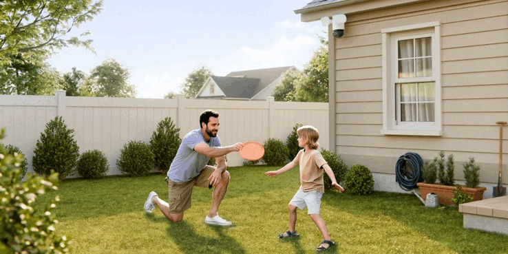 TrackFlex güvenlik kamerası 2'si 1 arada çift lensli bir tasarıma sahiptir (Resim kaynağı: Reolink)