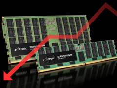 Micron DDR5 DRAM modülleri (Canva ile düzenlenmiştir).