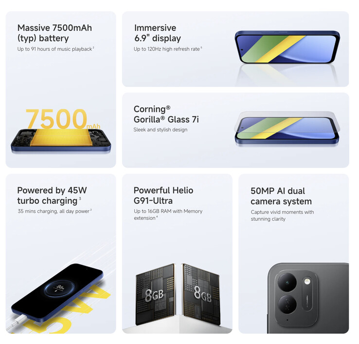 Poco C95 Pro kutudan HyperOS 3 ile çıkıyor.