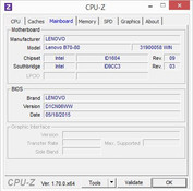 System info: CPU-Z Motherboard